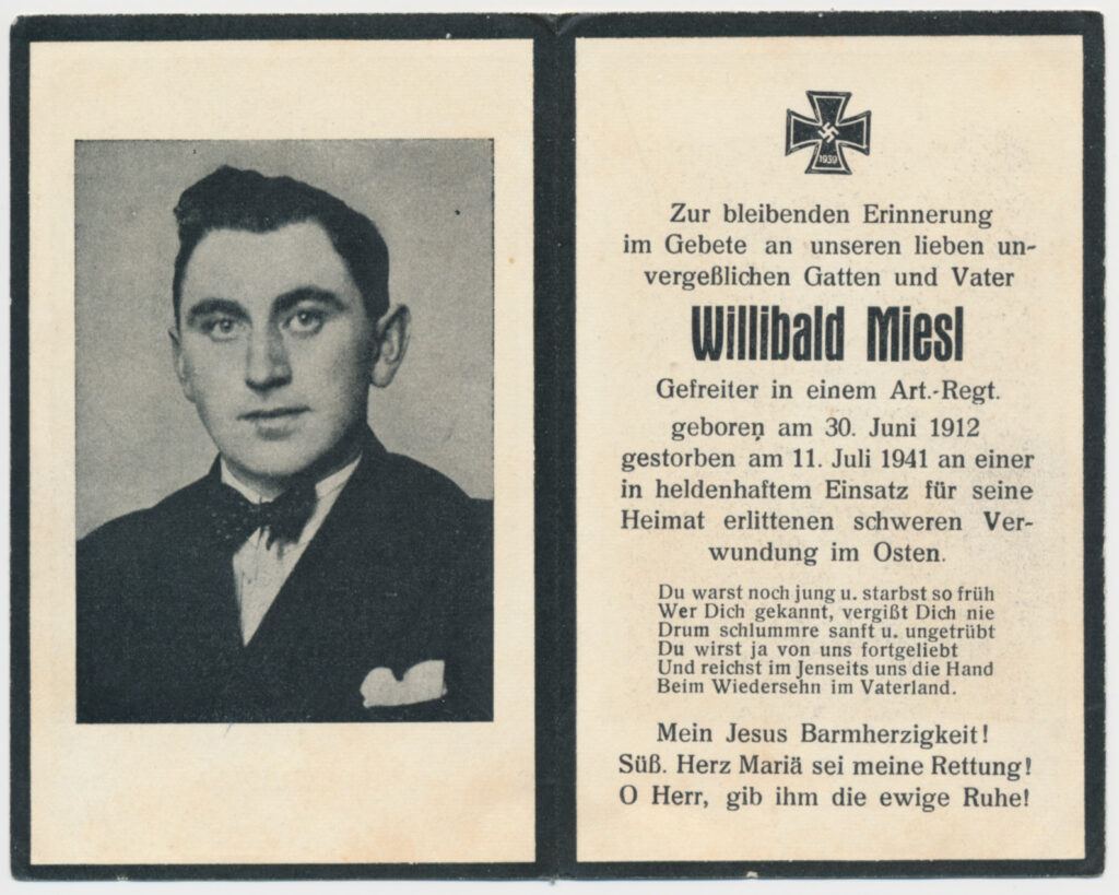 StBi Willibald Miesl † 11.07.1941